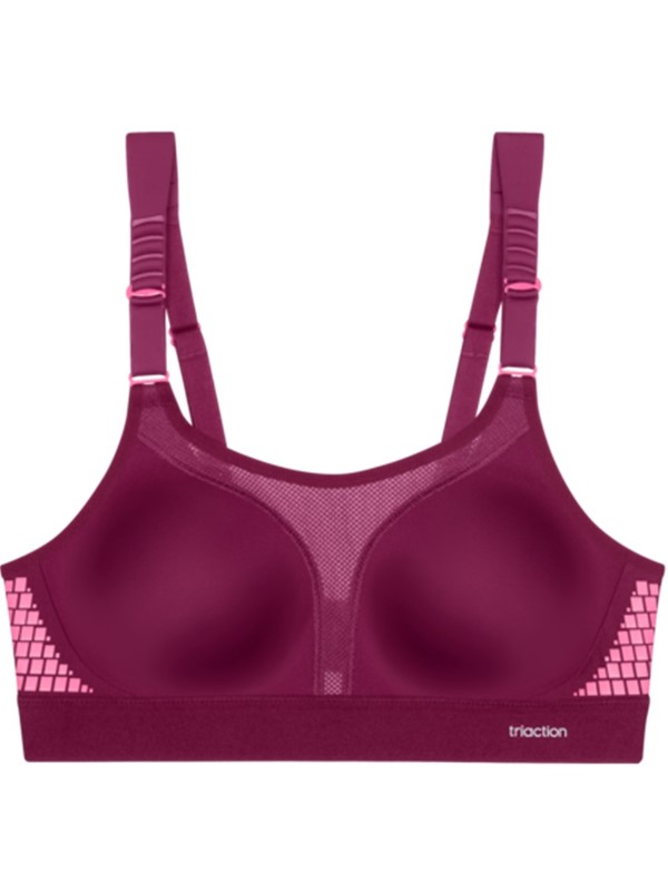 Σουτιέν Triumph Triaction Extreme Lite N Βυσσινί - Image 3