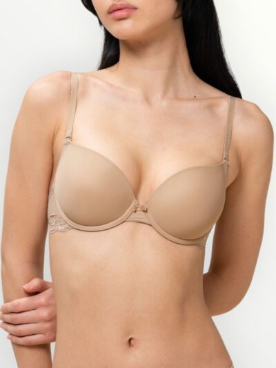 Σουτιέν Triumph Push Up Lovely Micro WHUM Μπεζ
