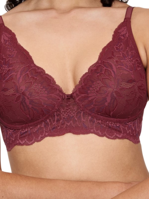 Σουτιέν Triumph Amourette Charm N03 Μπορντώ - Image 4