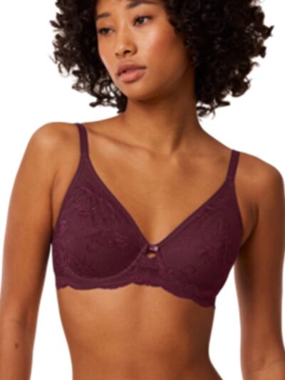 Σουτιέν Triumph Amourette Charm T W02 Μπορντώ
