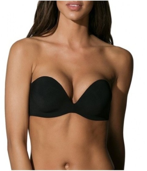 Σουτιέν Luna Secret push-up Strapless Μαύρο