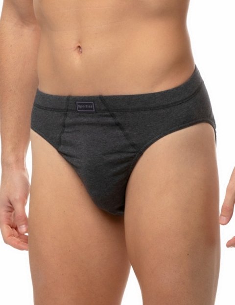 Slip Sporties Μινέρβα 3 τεμ. Γραφίτης Μελανζέ - Image 2