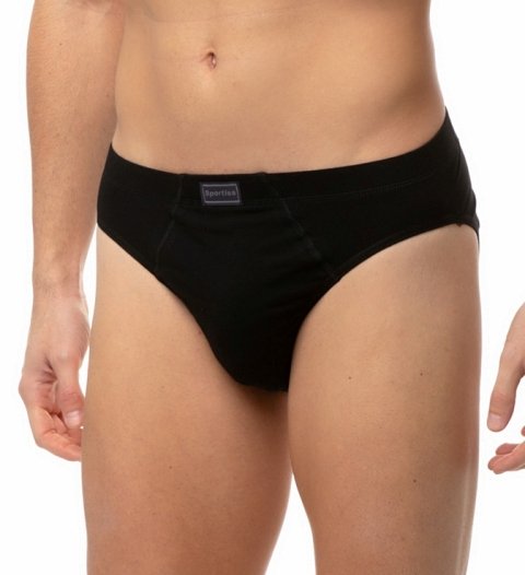 Slip Sporties Μινέρβα 3 τεμ. Μαύρο - Image 2