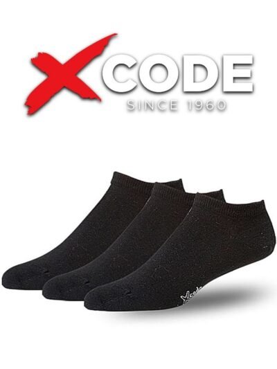 Αθλητικές κάλτσες Κοντές 3 ζεύγη Χcode  Μαύρο