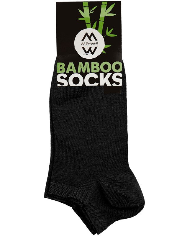 Κάλτσα Κοντή Bamboo MeWe Μαύρο