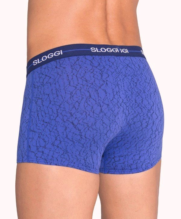 Boxer Sloggi Hipster 2 τεμ. Μπλε ηλεκτρίκ/Ανθρακί - Image 4