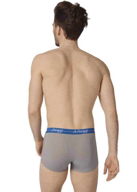 Boxer Sloggi Hipster 2 τεμ. Ανοιχτό μπλε/Γκρι - Image 3