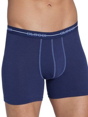 Boxer Sloggi Short 2 τεμ. Σιέλ/Σκούρο μπλε - Image 6