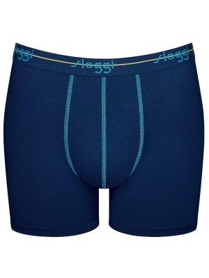 Boxer Sloggi Short 2 τεμ. Σκούρο μπλε/Τιρκουάζ - Image 3