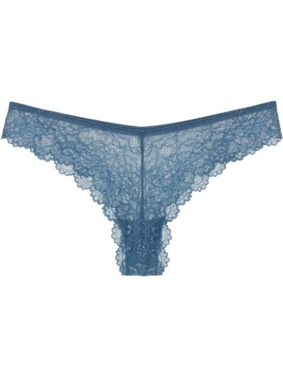 Alternative view of Triumph Tempting Lace Brazilian String 6749 Μπλε ραφ