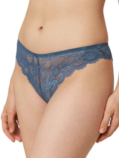 Triumph Tempting Lace Brazilian String 6749 Μπλε ραφ