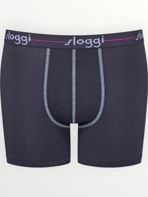 Boxer Sloggi Short 2 τεμ. Μπλε/Ανοιχτό Σιέλ - Image 3