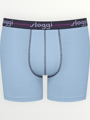 Alternative view of Boxer Sloggi Short 2 τεμ.  Μπλε/Ανοιχτό Σιέλ