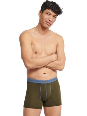 Boxer Sloggi Short 2 τεμ. Χακί/Γαλάζιο - Image 5
