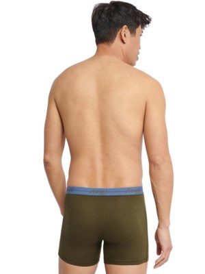 Boxer Sloggi Short 2 τεμ. Χακί/Γαλάζιο - Image 3
