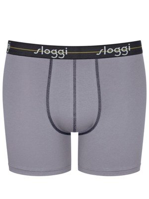 Boxer Sloggi Short 2 τεμ. Λαδί/Γκρι - Image 3