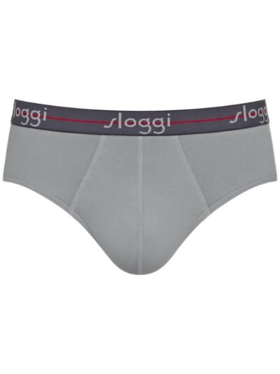 Alternative view of Slip Sloggi Midi 2 τεμ.  Ανθρακί/Γκρι ανοικτό