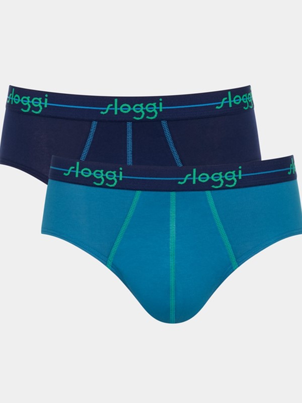 Slip Sloggi Midi 2 τεμ. Μπλε/Γαλάζιο
