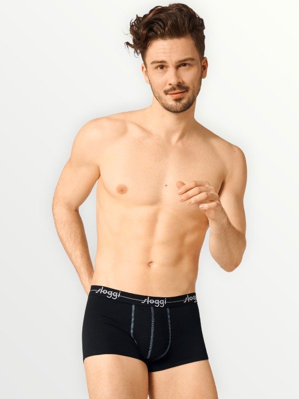 Boxer Sloggi Hipster 2 τεμ. Μαύρο - Image 4