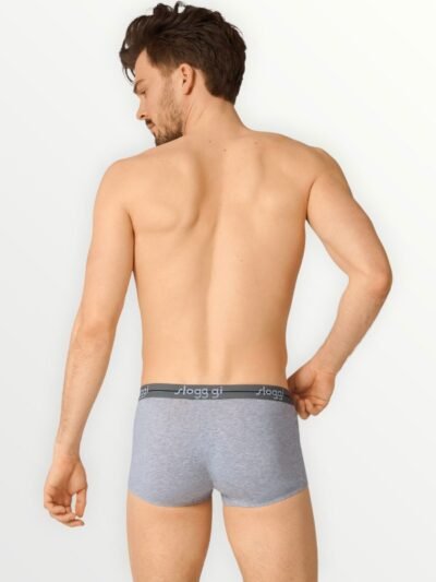 Alternative view of Boxer Sloggi Hipster 2 τεμ.  Μαύρο/Γκρι μελανζέ