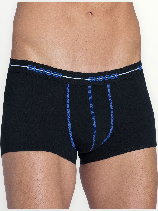 Boxer Sloggi Hipster 2 τεμ. Μαύρο/Ρουά - Image 5