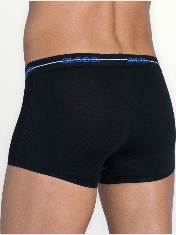 Boxer Sloggi Hipster 2 τεμ. Μαύρο/Ρουά - Image 4