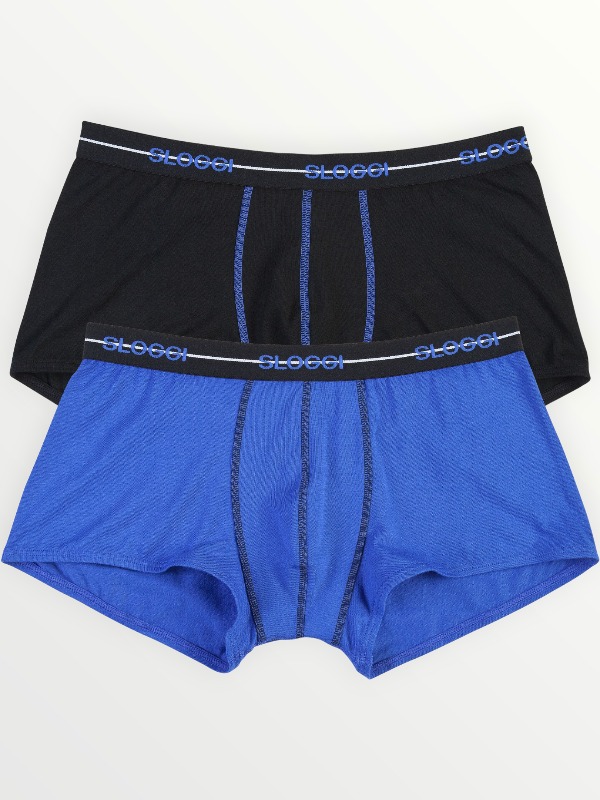 Boxer Sloggi Hipster 2 τεμ. Μαύρο/Ρουά - Image 3