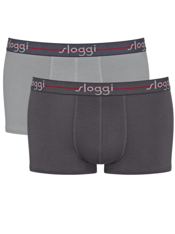Boxer Sloggi Hipster 2 τεμ. Ανθρακί/Γκρι ανοικτό