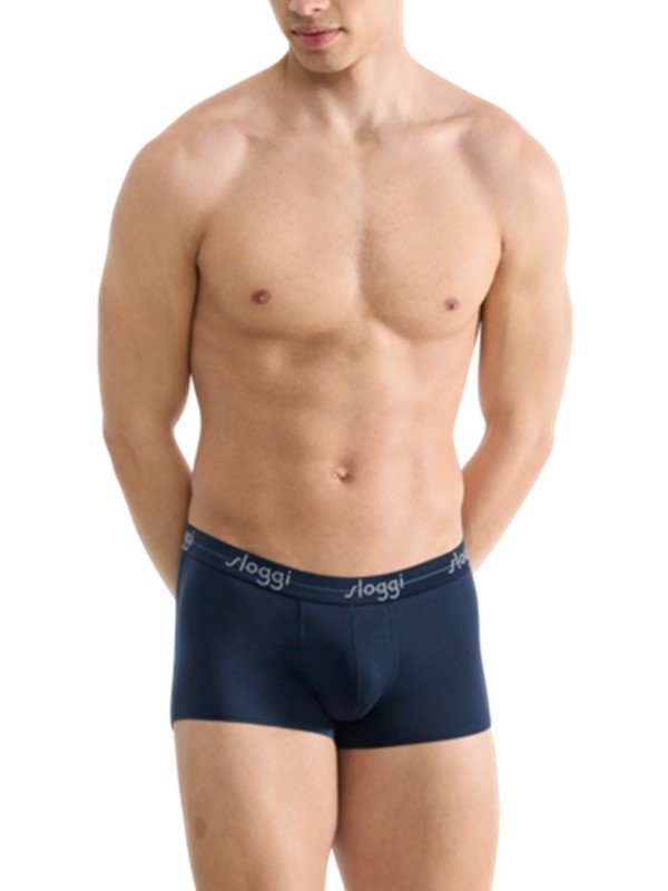 Boxer Sloggi Hipster 2 τεμ. Μπλε σκούρο/Κεραμιδί - Image 3