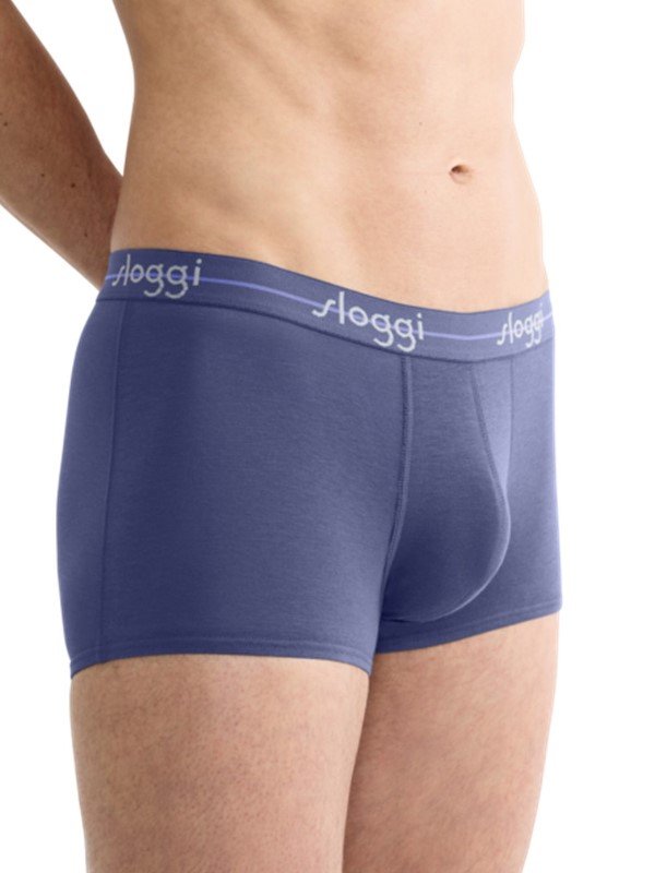 Boxer Sloggi Hipster 2 τεμ. Μωβ/Ανθρακί με σχέδιο - Image 4