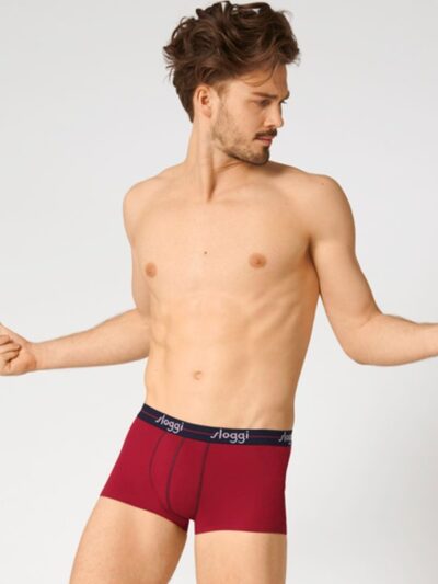 Alternative view of Boxer Sloggi Hipster 2 τεμ.  Κόκκινο/Μπλε σκούρο