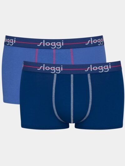 Boxer Sloggi Hipster 2 τεμ. Μπλε/Τυρκουάζ