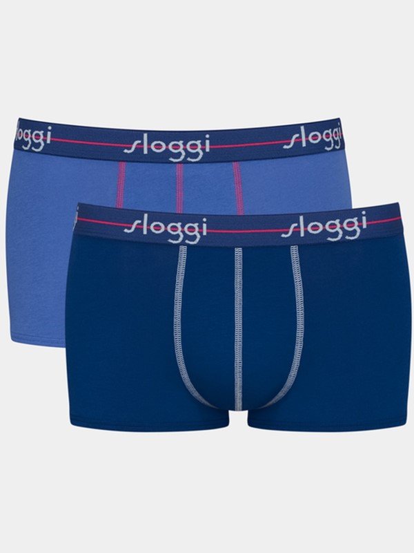 Boxer Sloggi Hipster 2 τεμ. Μπλε/Τυρκουάζ