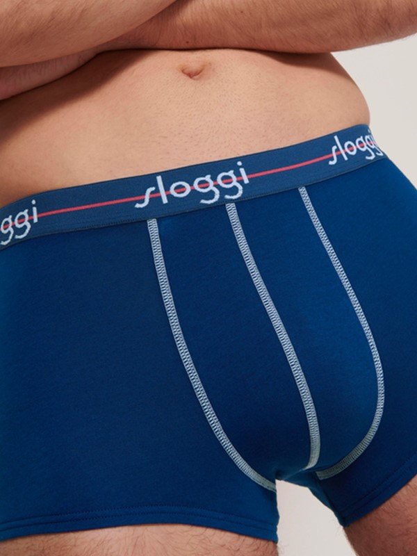 Boxer Sloggi Hipster 2 τεμ. Μπλε/Τυρκουάζ - Image 6