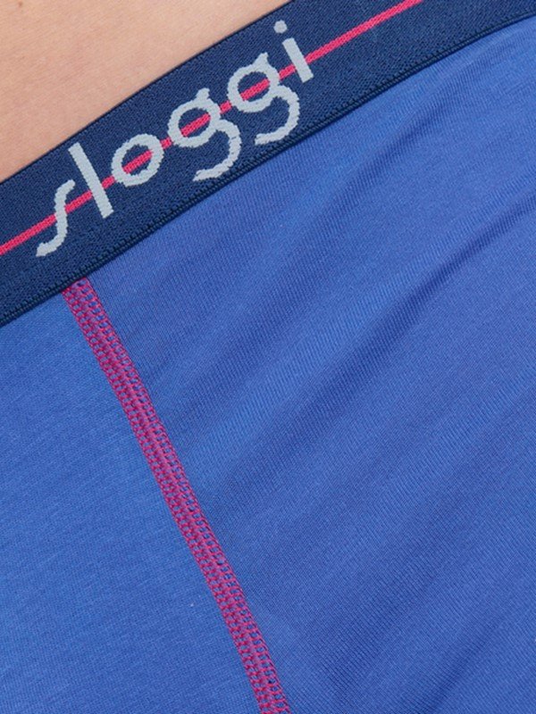 Boxer Sloggi Hipster 2 τεμ. Μπλε/Τυρκουάζ - Image 2