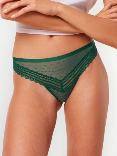 Triumph Tempting Tulle String Πράσινο