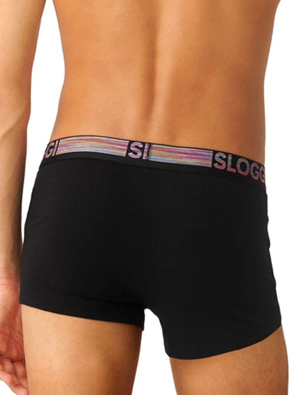Boxer Sloggi Hipster 2 τεμ. Μαύρο - Image 3