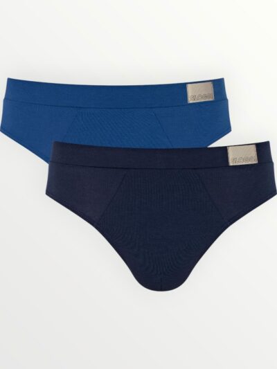 Slip Sloggi Go Natural 2 τεμ.  Μπλε/Ραφ