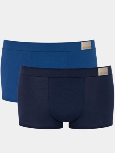 Boxer Sloggi Hipster Go Natural 2 τεμ.  Μπλε σκούρο/Ρουά