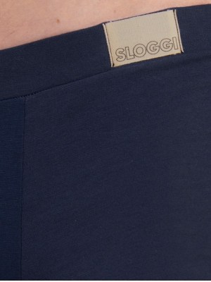 Alternative view of Boxer Sloggi Hipster Go Natural 2 τεμ.  Μπλε σκούρο/Ρουά