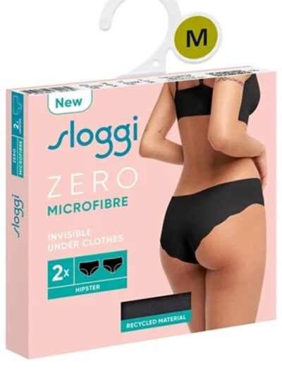Sloggi Microfibre Hipster Χωρίς Ραφές 2 τεμ. Μαύρο