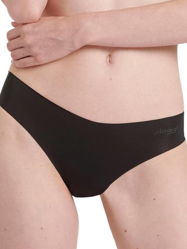 Sloggi Microfibre Hipstring Χωρίς Ραφές 2 τεμ. Μαύρο - Image 3