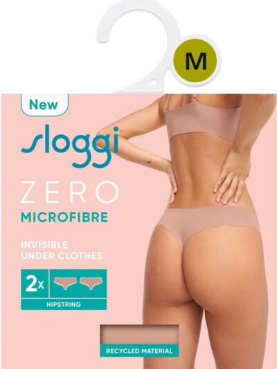 Sloggi Microfibre Hipstring Χωρίς Ραφές 2 τεμ. Μπεζ