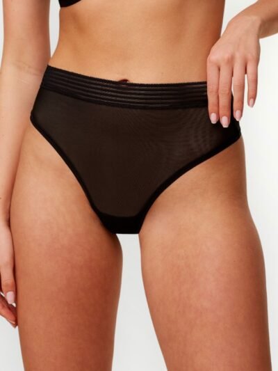 Triumph Highwaist String Μαύρο