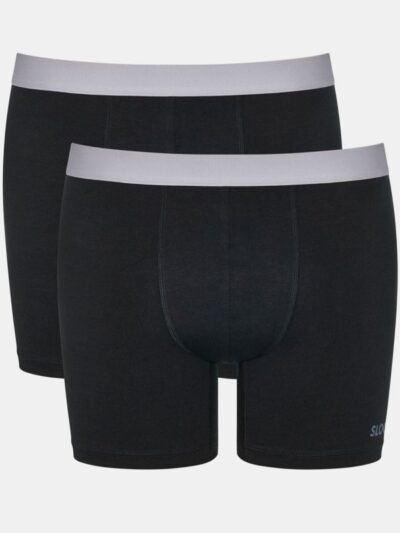 Boxer Sloggi Go ABC Short 2 τεμ. Μαύρο