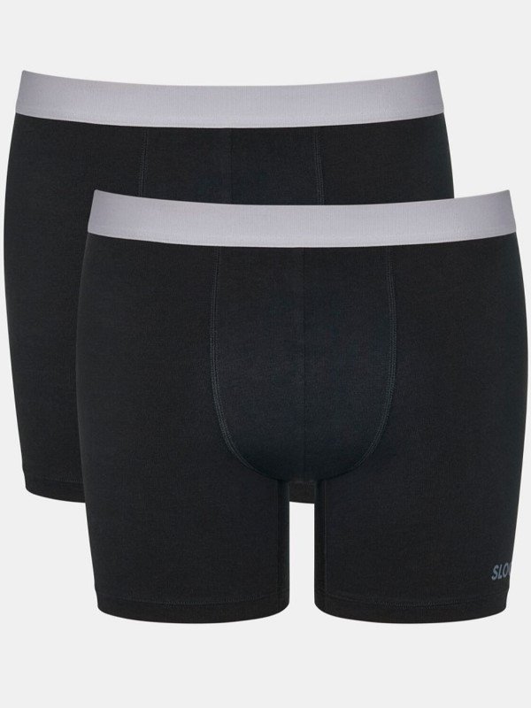 Boxer Sloggi Go ABC Short 2 τεμ. Μαύρο
