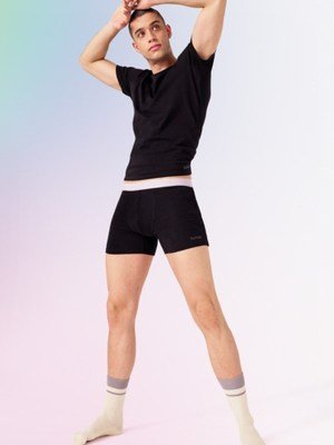 Boxer Sloggi Go ABC Short 2 τεμ. Μαύρο - Image 3