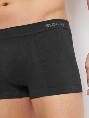 Boxer Sloggi Go Smooth Hipster 2 τεμ. Μαύρο/Μαύρο - Image 4