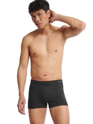Boxer Sloggi Go Smooth Short 2 τεμ. Μαύρο/Μαύρο - Image 5