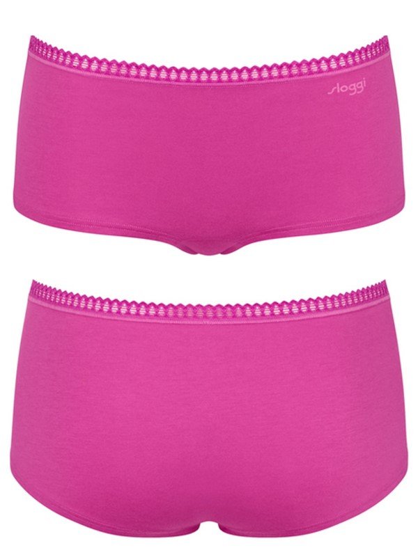 Sloggi Go Crush Short 3 τεμ. M020 Φούξια/Λιλά/Εμπριμέ - Image 6